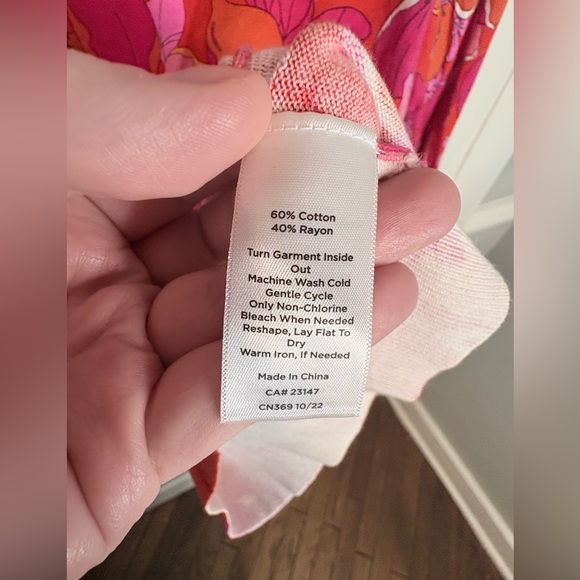 Talbots Tossed Flowers Crewneck Sweater – Floral – Size L | Lightweight - Picture 6 of 8